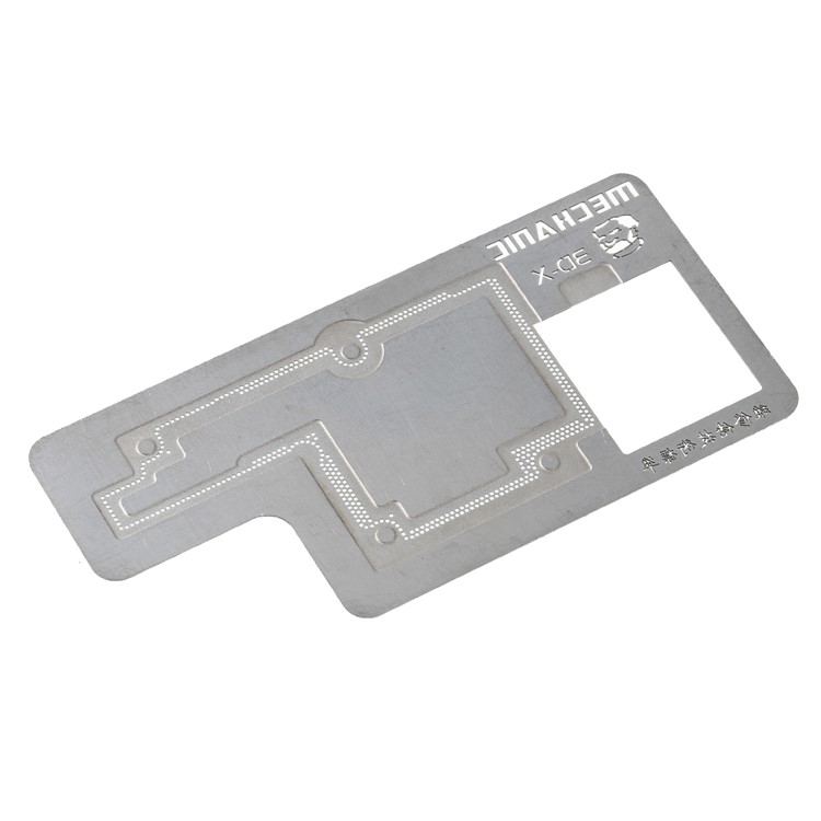 MECHANIC 3D Groove BGA Reballing Stencil Postitioning Slot Plate Tin Fixture for iPhone X-4