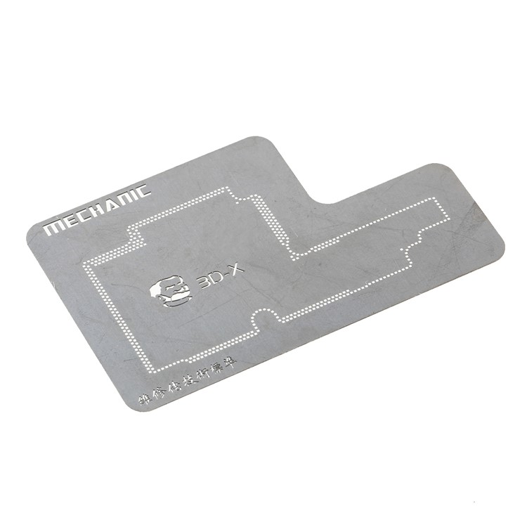 MECHANIC 3D Groove BGA Reballing Stencil Postitioning Slot Plate Tin Fixture for iPhone X-6