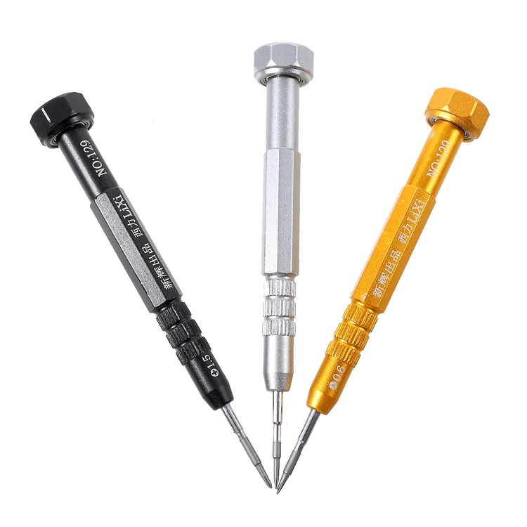 3Pcs/Set Precision Magnetic Screwdriver Set Repair Tools Kit (Tri-wing 0.6, Star 0.8, Phillips 1.5)-3