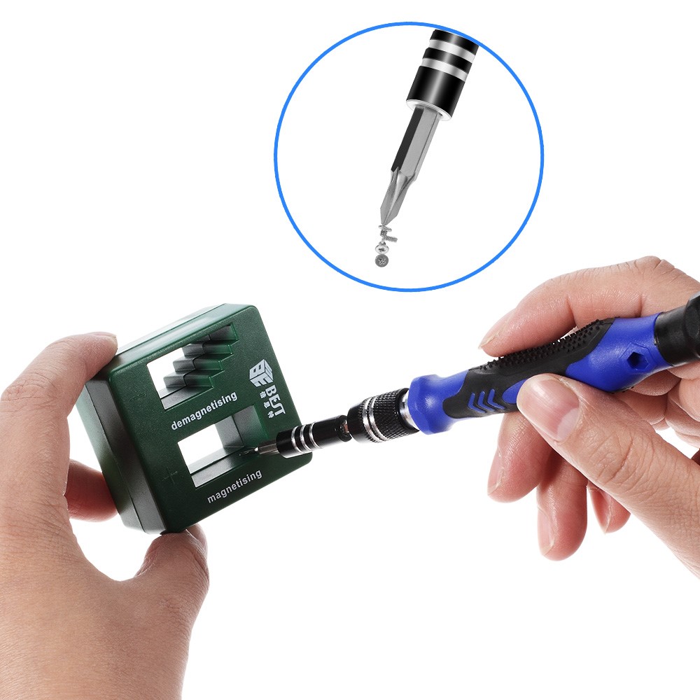 Professionelles 78-in-1-Elektronik-Reparaturwerkzeug Mit Entmagnetisierer, Zange Und Reparaturmatte-5