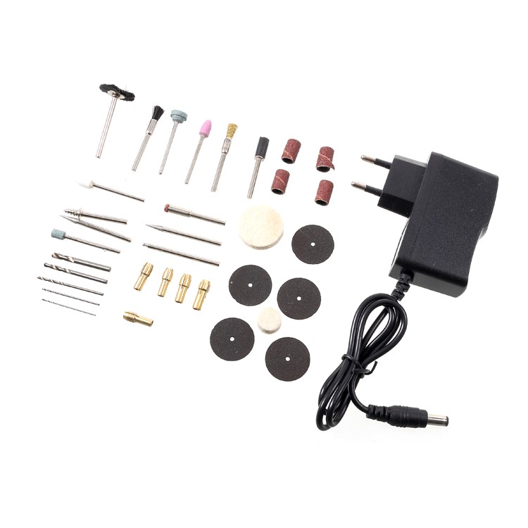 SLITE P500-11A Mini Electric Grinder Set Engraving Machine DIY Electric Drill Tool - EU Plug-15