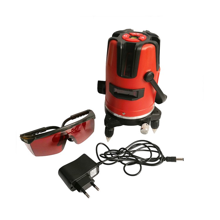 5 Lines 6 Points Laser Level Automatic Self Leveling 360 Degrees Rotation - US Plug-12