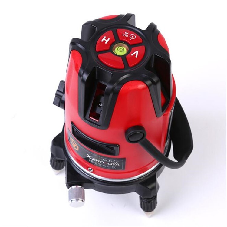 5 Lines 6 Points Laser Level Automatic Self Leveling 360 Degrees Rotation - US Plug-4