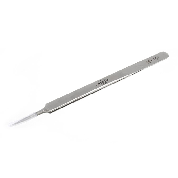 JABEUD UD+ Stainless Steel Sharp Fine Point Multi-purpose Tweezer Precision Tool - Silver-1