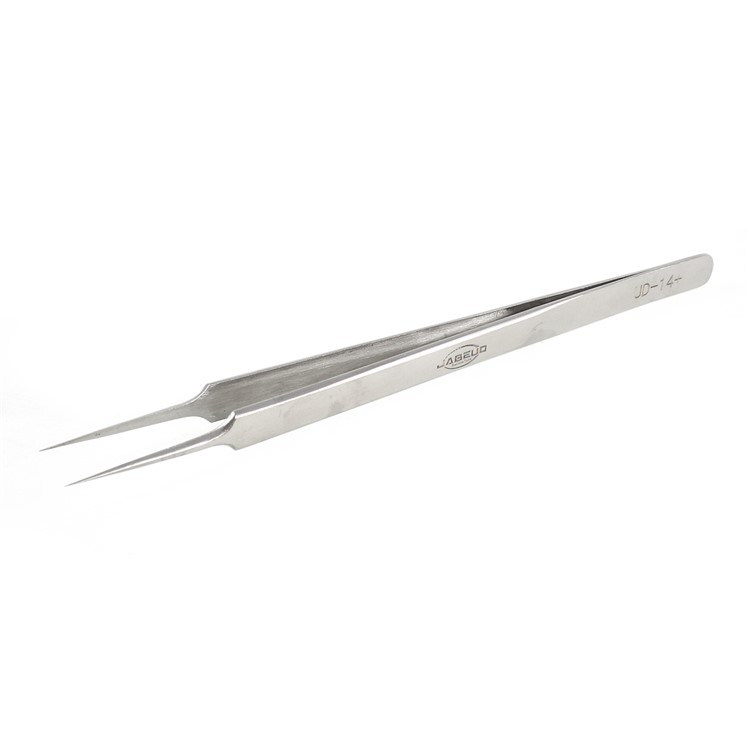 JABEUD UD+ Stainless Steel Sharp Fine Point Multi-purpose Tweezer Precision Tool - Silver-2