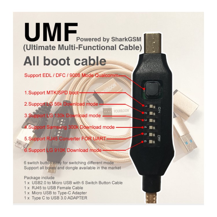 UMF-Kabel (ultimatives Multifunktionskabel), Alle Startkabel-2