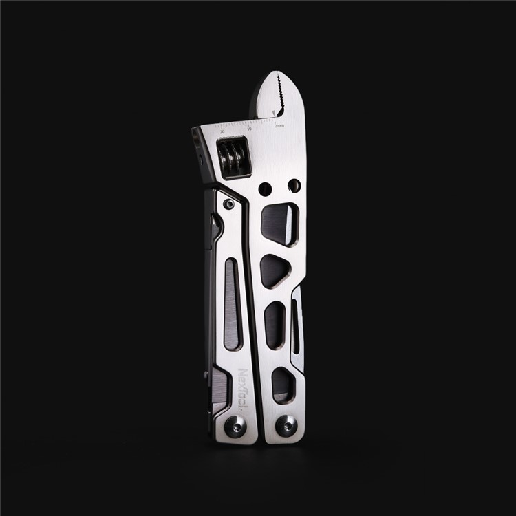 XIAOMI NEXTOOL Multi-function Folding Knife Clamp Screwdrive Wrench Wood Saw for Home Repair Tool - Silver-3