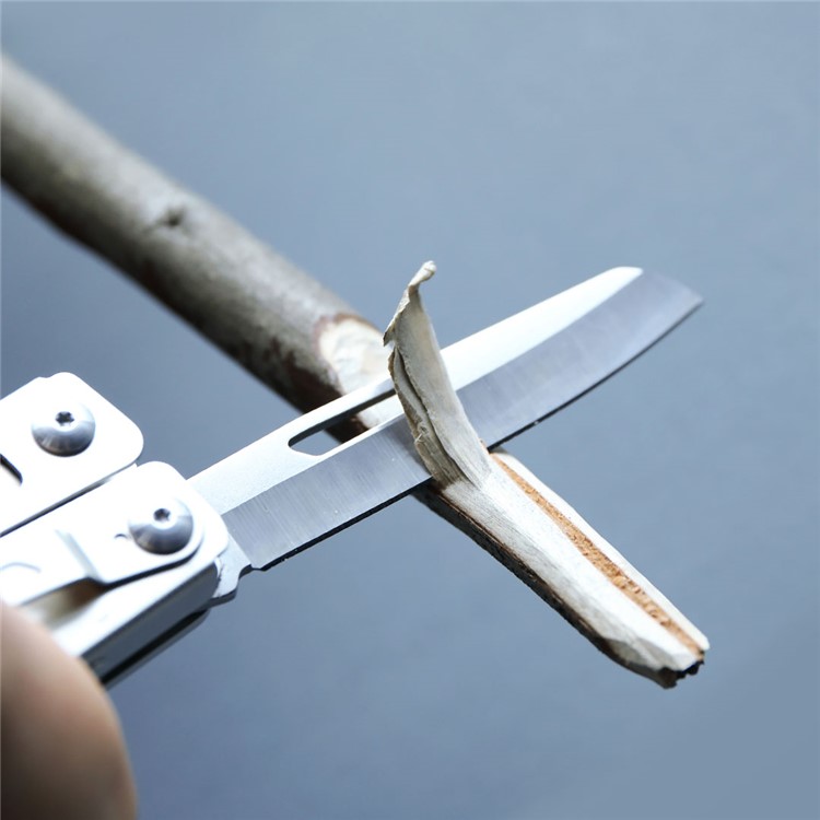 XIAOMI NEXTOOL Multi-function Folding Knife Clamp Screwdrive Wrench Wood Saw for Home Repair Tool - Silver-6
