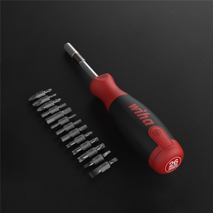 XIAOMI Wiha Daily Use Screw Driver Kit 26 in 1 Precision Bits with Hidden Magazine Magic Kits Box-1