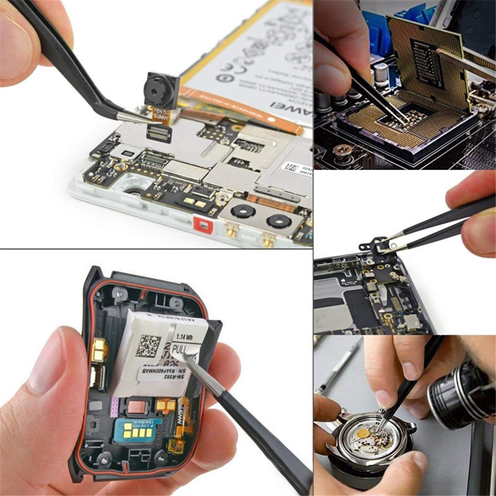 HANDSKIT 22 Tlg. Lötkolbenset 220V 60W Elektrisch Regulierbarer Temperaturlötkolben Mit Lötspitzen - EU-Stecker-11