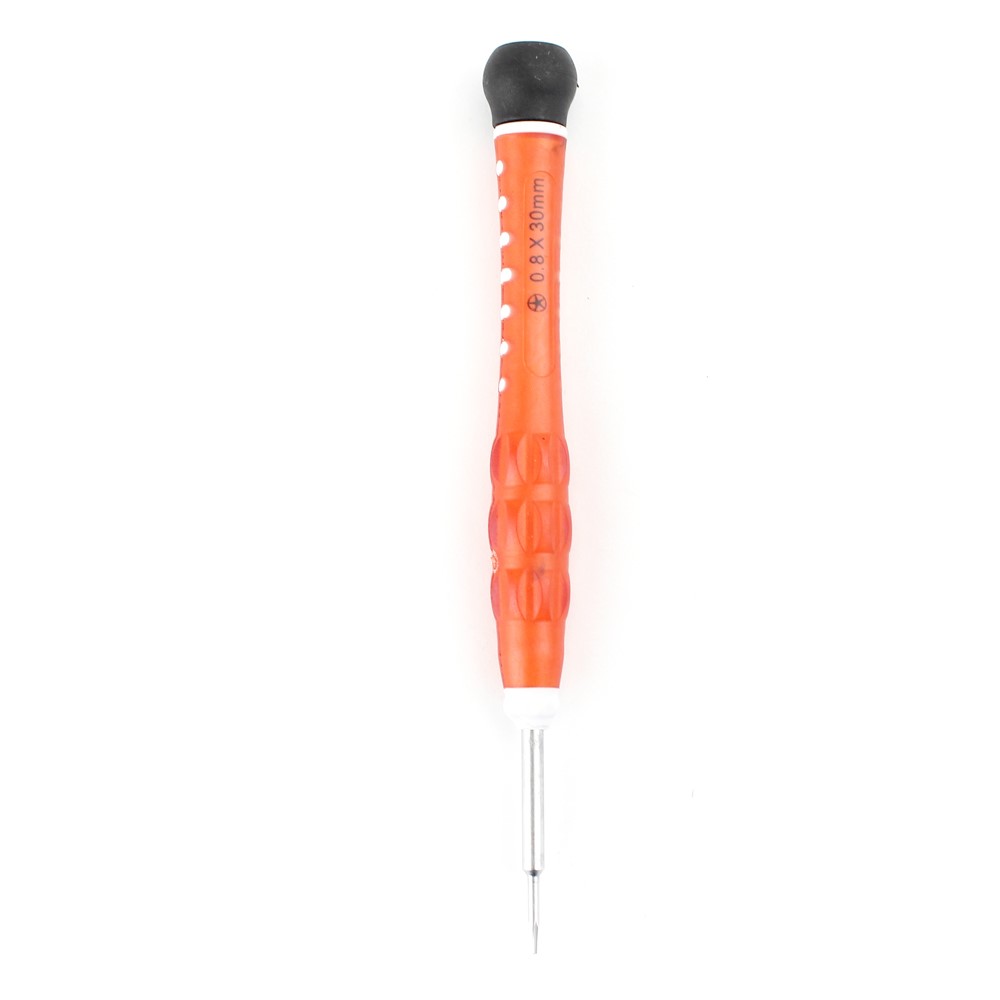 Precisão 0.8 Peloobe Screwdriver Repair Ferramenta Antiderrapante, 0,8 X 30mm