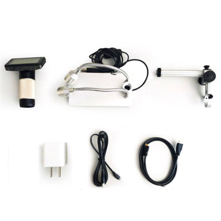 ANDONSTAR CE / RoHS / FCC 1080P Ampliador de microscópio de HDMI HD com tela de LCD de 3.0 polegadas para PCB Repair Tool-11