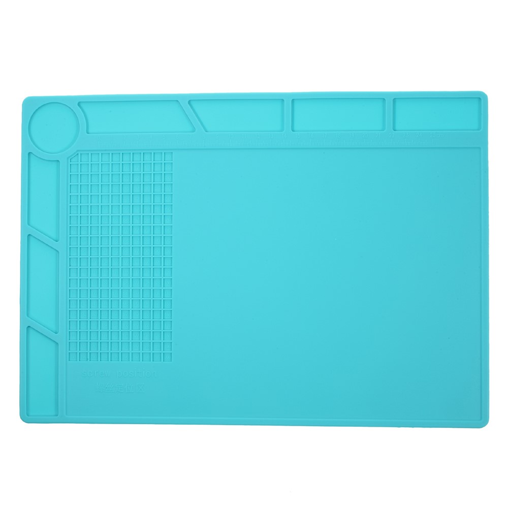 Silicone Pad Maintenance Platform High Temperature Resistant with 25cm Scale Ruler-1