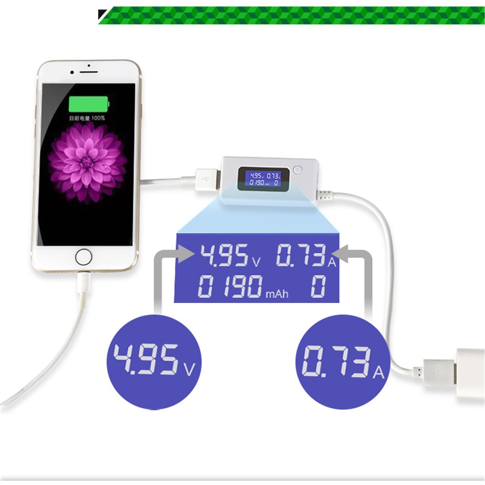 BST-U1 LCD USB Detector Voltage Current Capacity Tester-6