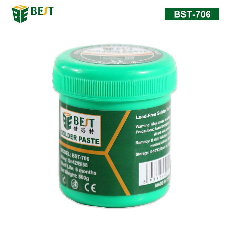 BST-706 500g BGA PCB SMD SMT Solder Flux Paste Welding Soldering Tin Cream-1