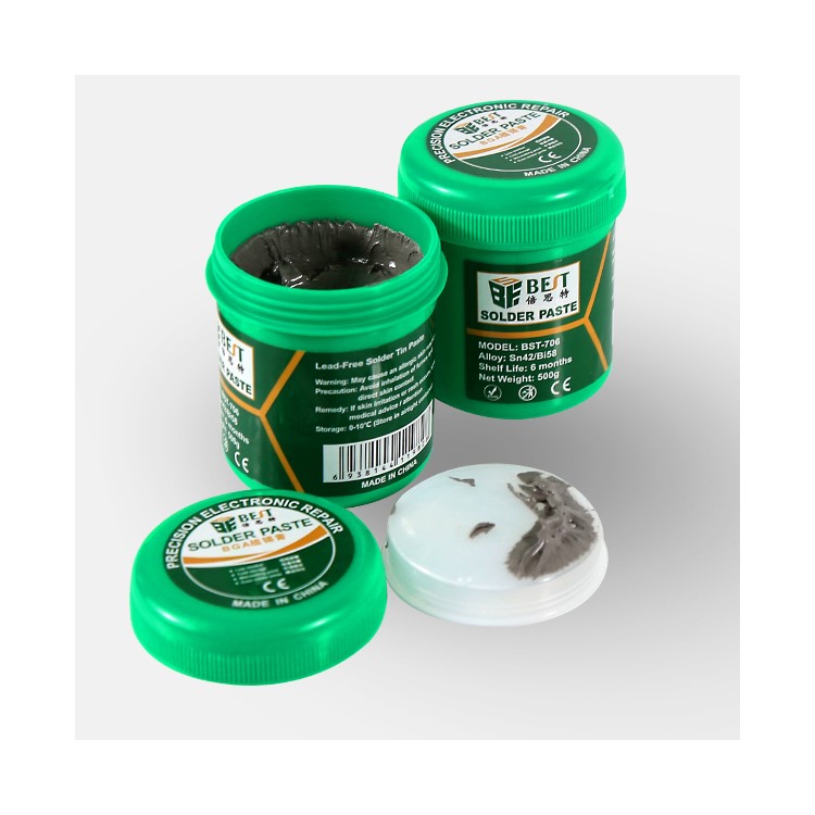 BST-706 500g BGA PCB SMD SMT Solder Flux Paste Welding Soldering Tin Cream-7