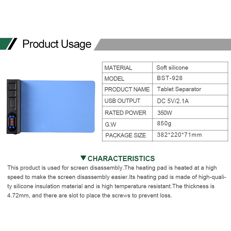 BES-928 CPB LCD Screen Open Separate Machine Mobile Phone Separator - AC 110V-2