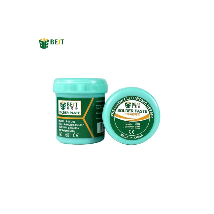 BST-705 500g Strong Adhesive Lead Free with Silver Tin Soldering Flux Welding Solder Paste-1