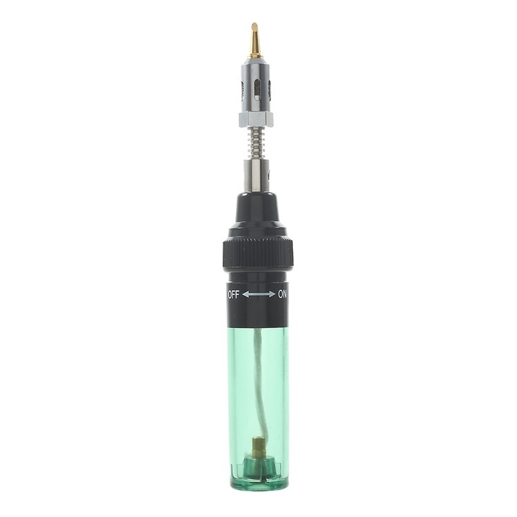 RENMEI MT-100 Pen Style Butane Gas Torch Soldering Iron 8ML - Green-1