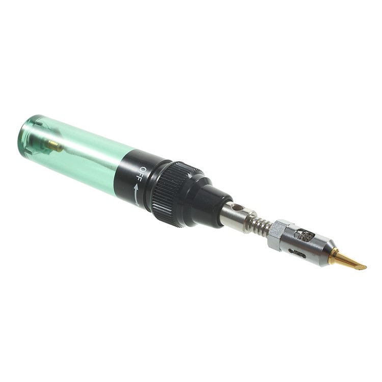 RENMEI MT-100 Pen Style Butane Gas Torch Soldering Iron 8ML - Green-2