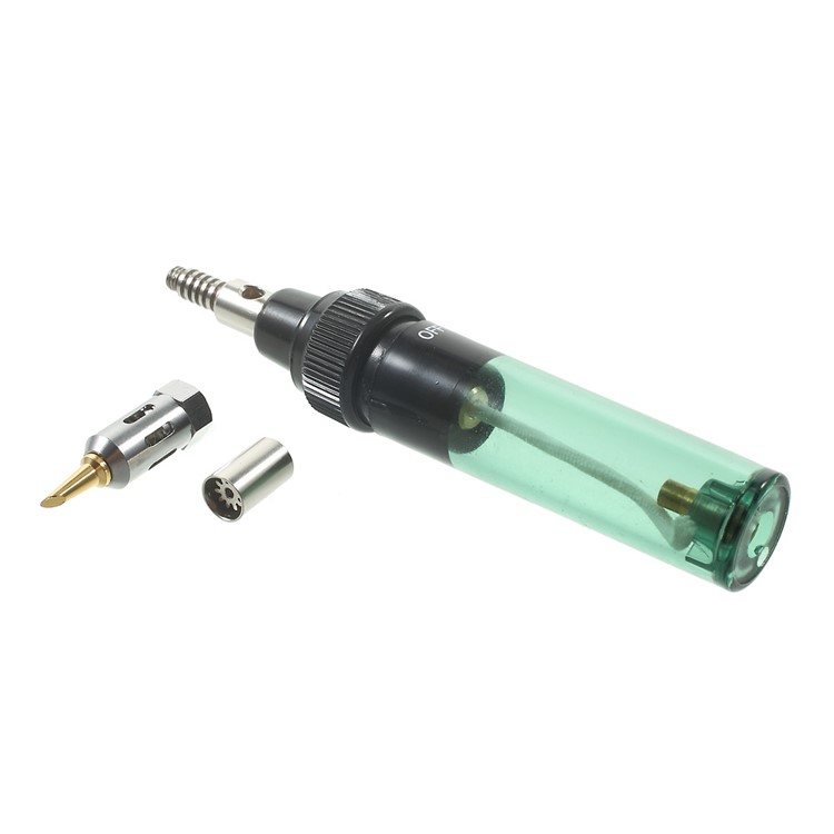RENMEI MT-100 Pen Style Butane Gas Torch Soldering Iron 8ML - Green-4