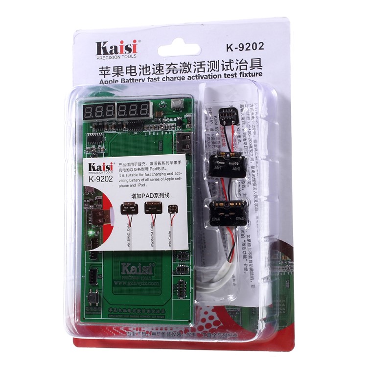 KAISI K-9202 Battery Charge Activation Circuit Board for iPhone 6s/6s Plus iPad Air 2/Air Etc-11