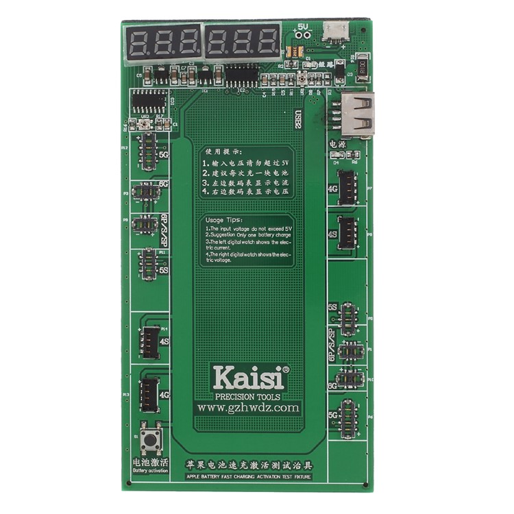 KAISI K-9202 Battery Charge Activation Circuit Board for iPhone 6s/6s Plus iPad Air 2/Air Etc-3