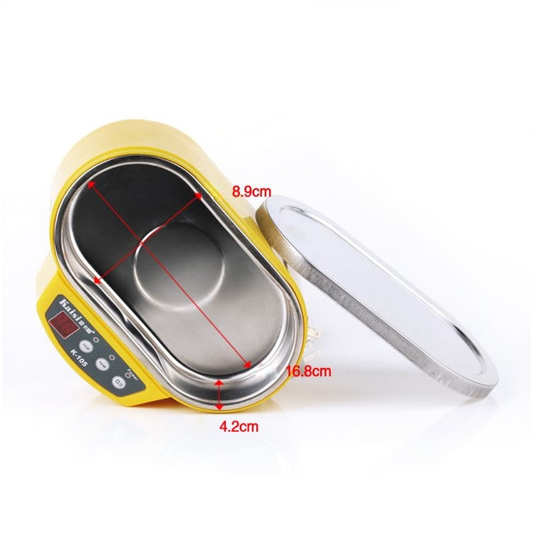 KAISI KS-105 110V Multi-function Digital Ultrasonic Timing Jewelry Cleaner for Watch Electronic Accessories Coin Cleaning Machine-4