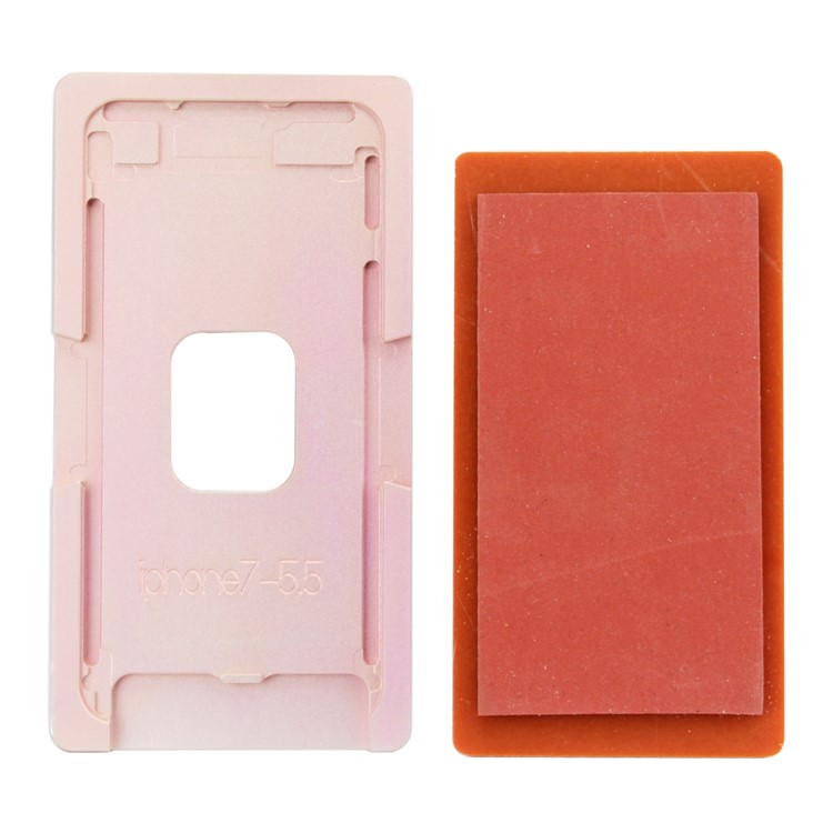For iPhone 7 Plus Outer Screen Glass Lens with Frame Laminating Aligning Mould Kit-1