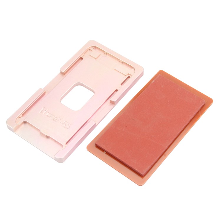 For iPhone 7 Plus Outer Screen Glass Lens with Frame Laminating Aligning Mould Kit-3