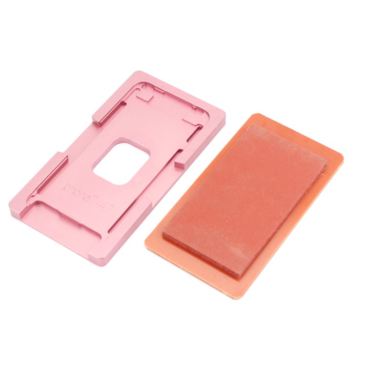 For iPhone 7 4.7 Outer Screen Glass Lens with Frame Laminating Aligning Mold Kit-3