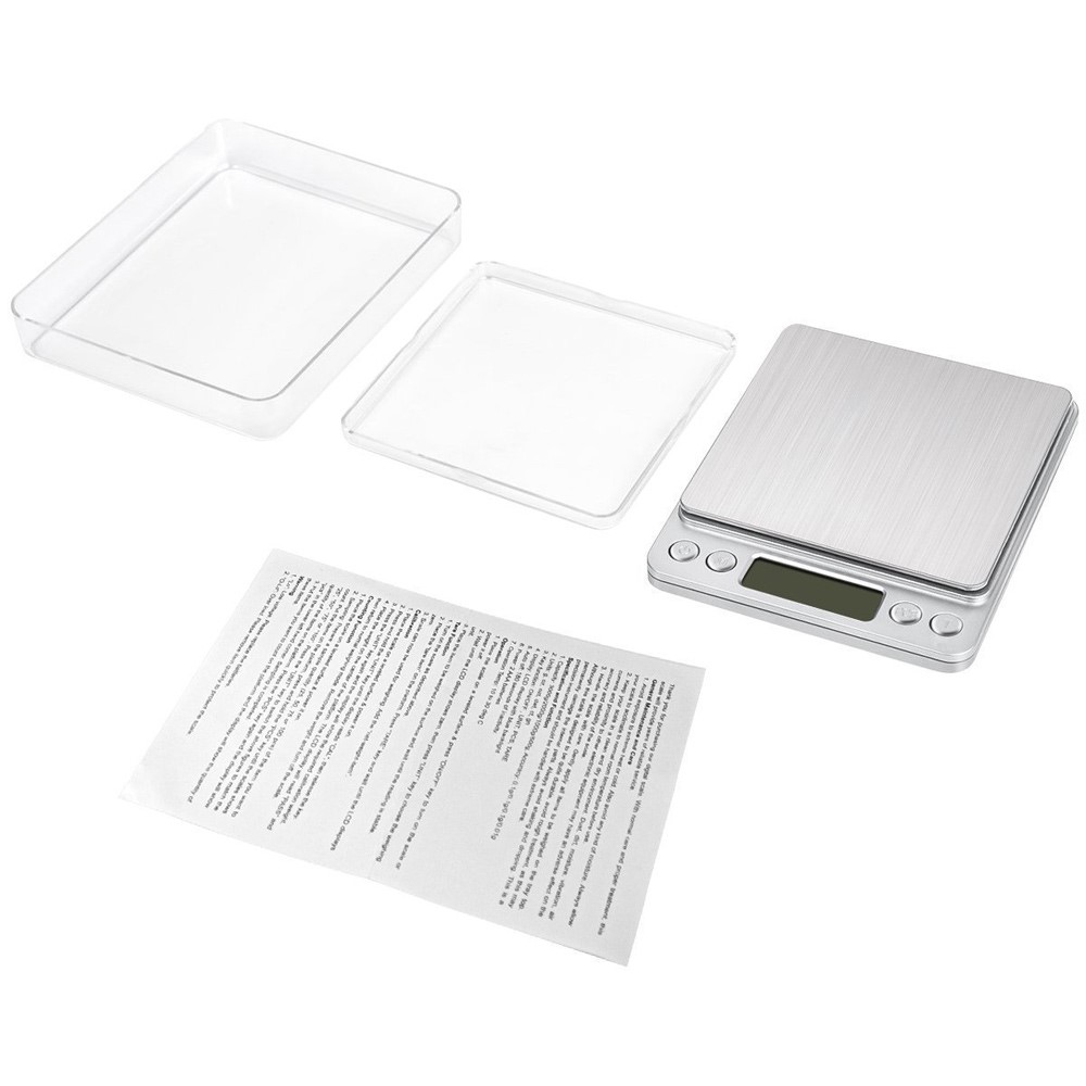 2000g/0.1g Digital Pocket Scale Jewelry Kitchen Food Scale with Back-lit LCD-2