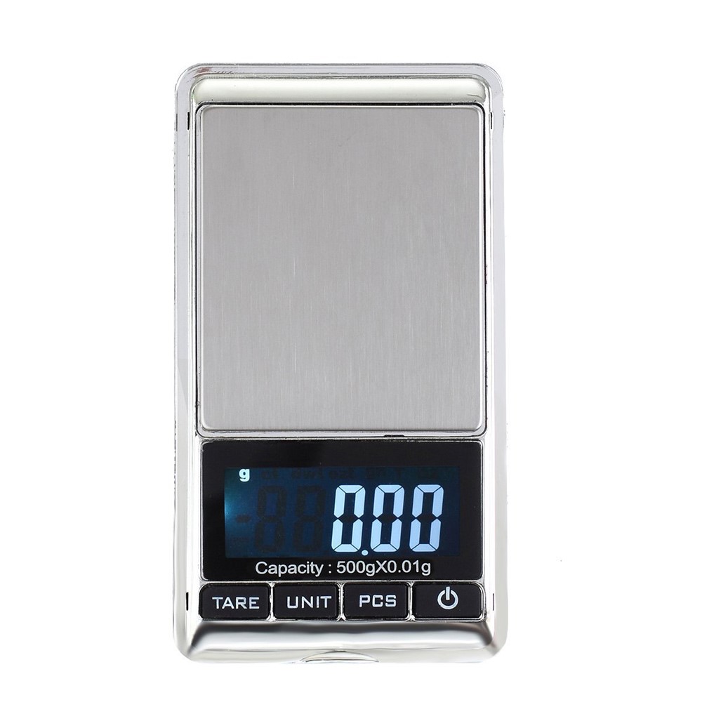 Bijoux Numériques Pesant L'échelle 500g / 0.01g LCD Pocket Balance De Poche