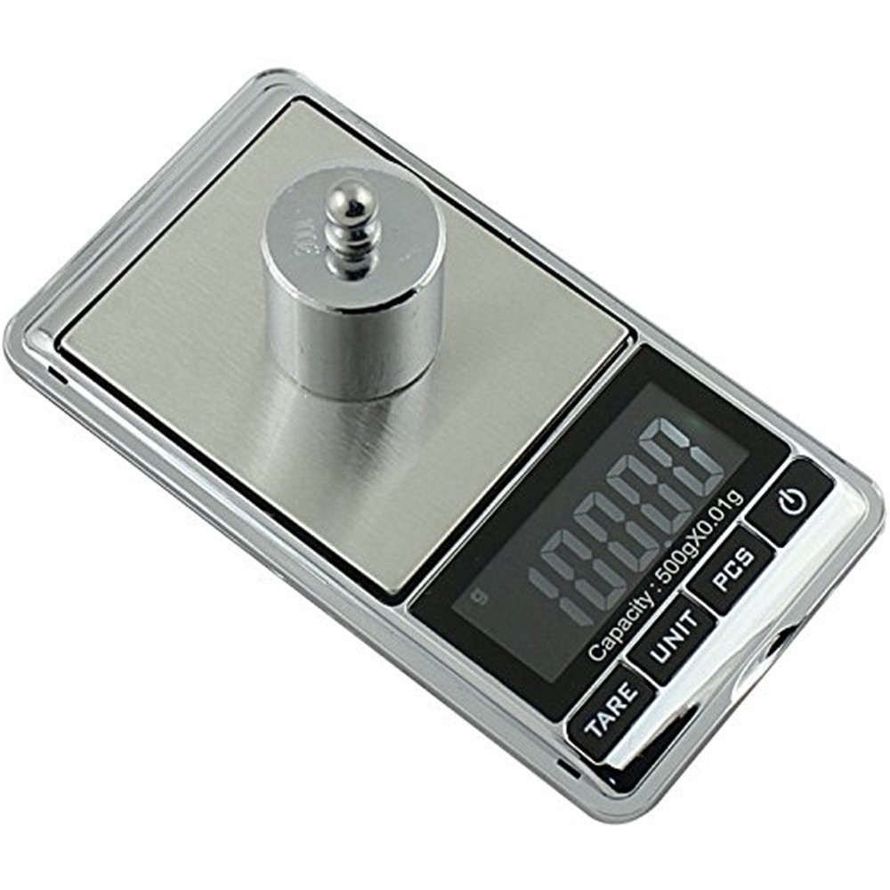 Bijoux Numériques Pesant L'échelle 500g / 0.01g LCD Pocket Balance De Poche