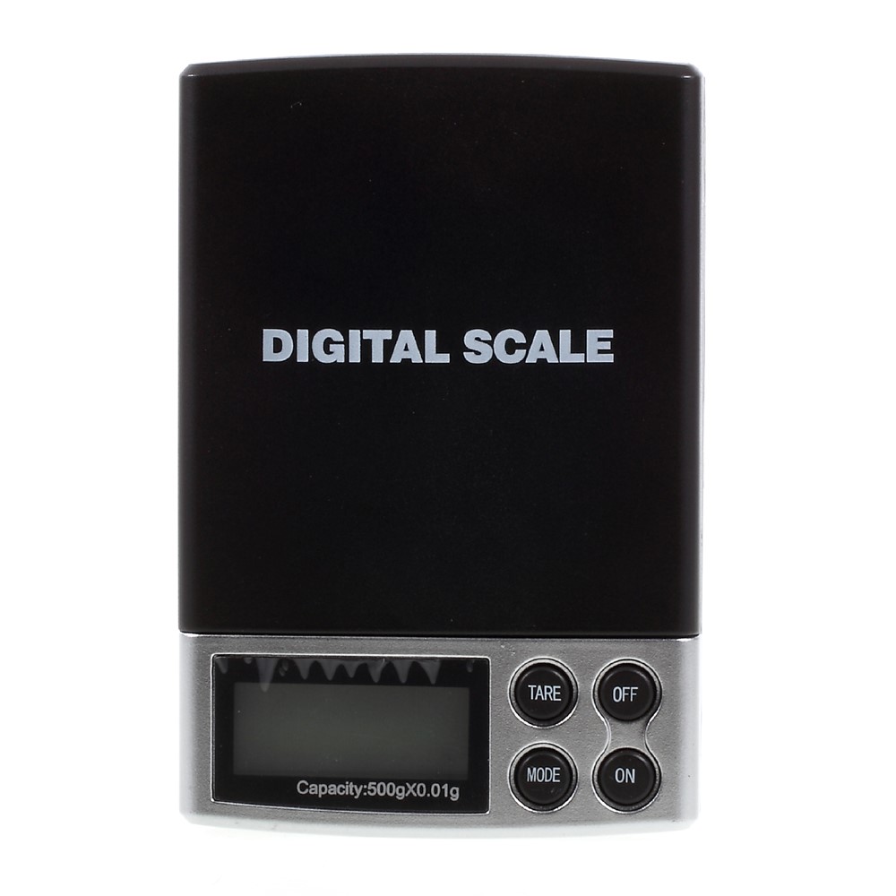 hf-06 500g/0.01g Jóias digitais da escala do bolso que pesam o equilíbrio eletrônico com parte traseira-LCD aceso-3