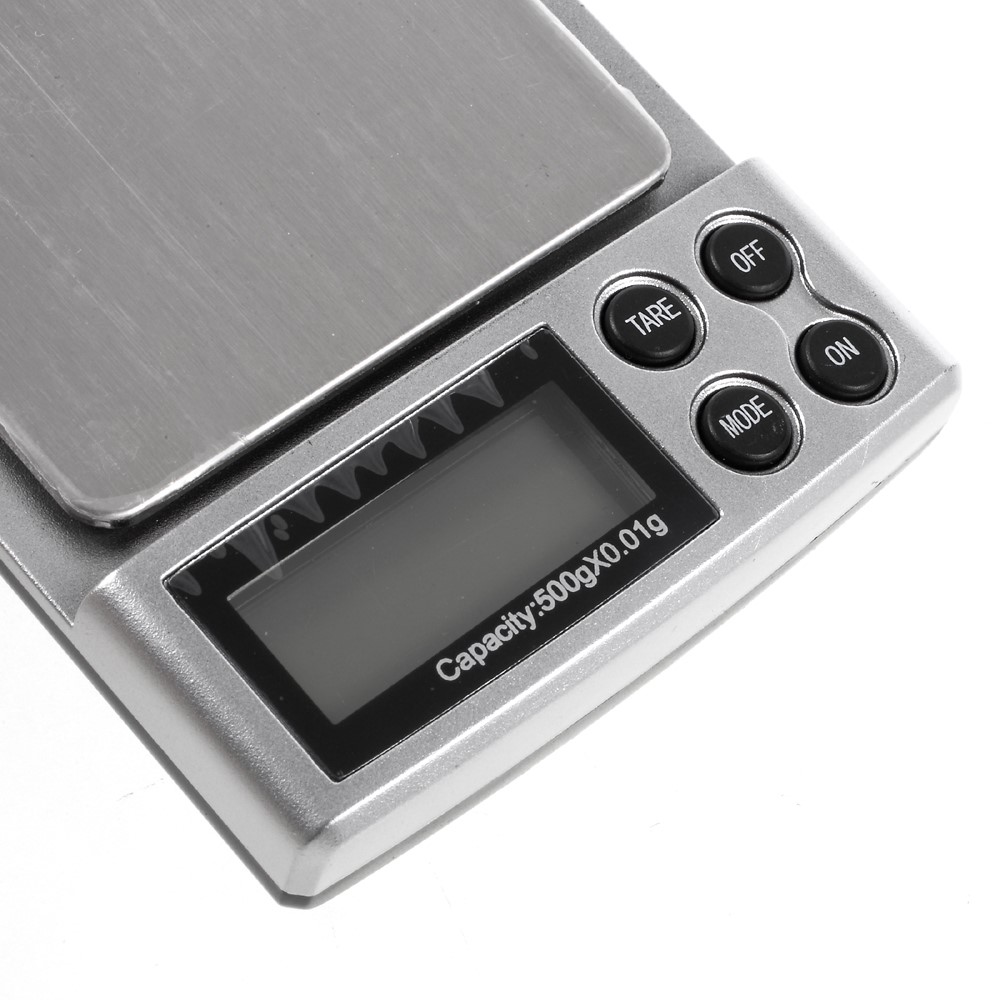 hf-06 500g/0.01g Jóias digitais da escala do bolso que pesam o equilíbrio eletrônico com parte traseira-LCD aceso-6