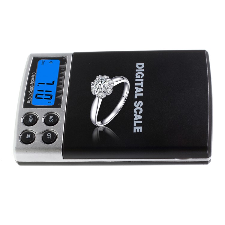 HF-06 200g/0.01g Jewelry Weigh Digital Pocket Scale Electronic Balance with Back-lit LCD-5