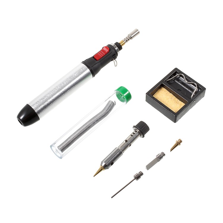 RENMEI HT-1934K 7-In-1 12ML Cordless Electric Gas Soldering Iron Tools Welding Torch Kit-8