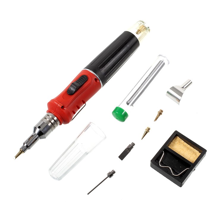 HOTERY 10-in-1 Professional Butane Gas Soldering Iron Set Welding Torch Kit-10