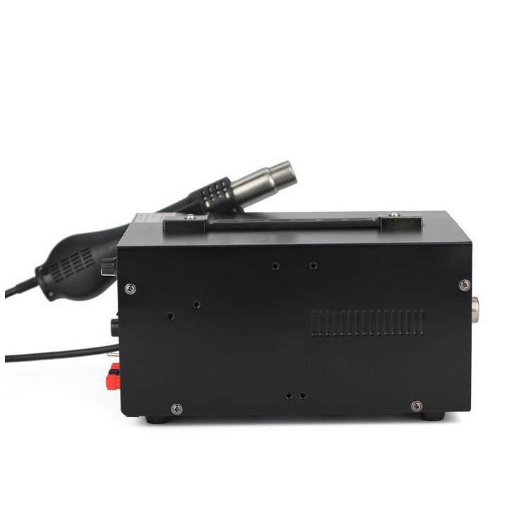 YIHUA 853D 3-in-1 Heißluftpistole + LED Löten Rework Station + 15V / 1A Netzteil - Wechselstrom 110V / US-Stecker-5