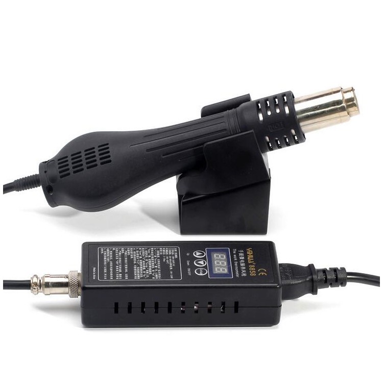 YIHUA 8858 650W Portable LED BGA Rework Solder Station Hot Air Blower Heat Gun - 110V Voltage-2