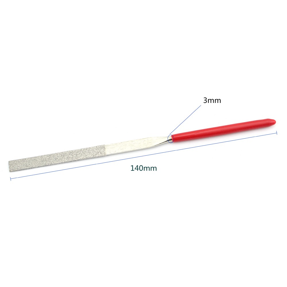 10 in 1 Rubber Coated Handle Square Round Triangle Needle Files Set-5