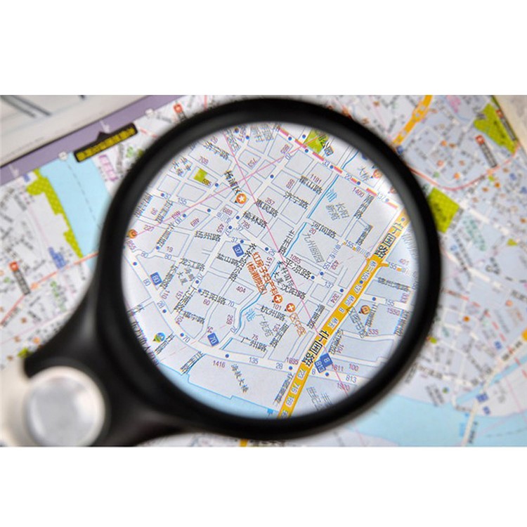 Handheld Illuminated 3X 45X Dual Lens Magnifier Magnifying with 3 LED Light-9