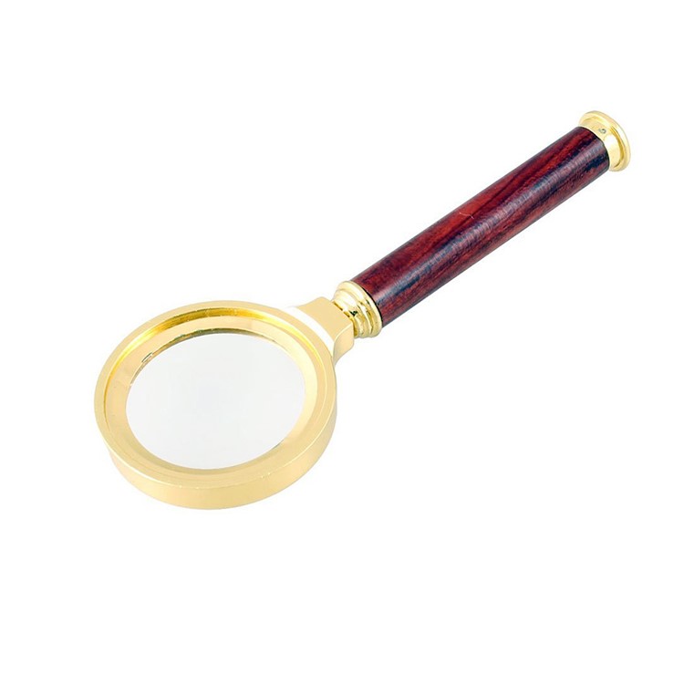 8X 36mm Rosewood Handheld Reading Magnifier Magnifying Glass-3