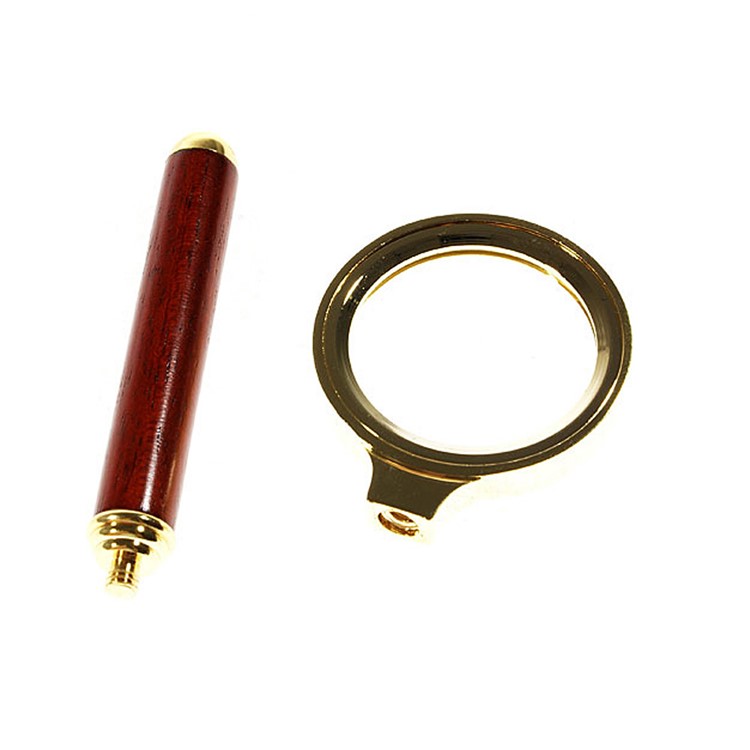 8X 36mm Rosewood Handheld Reading Magnifier Magnifying Glass-5