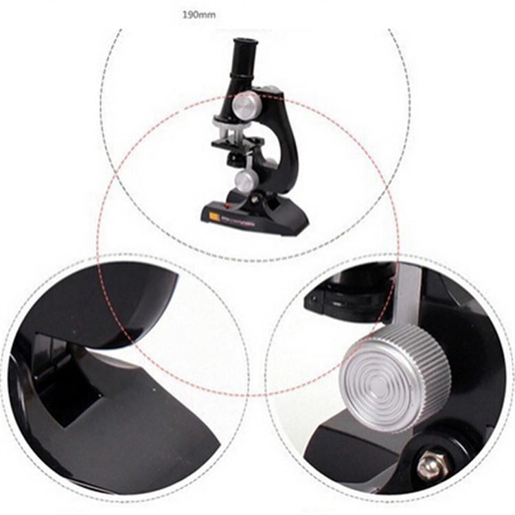 10X/20X/45X Biological Science Microscope for Children Early Studying Education-4