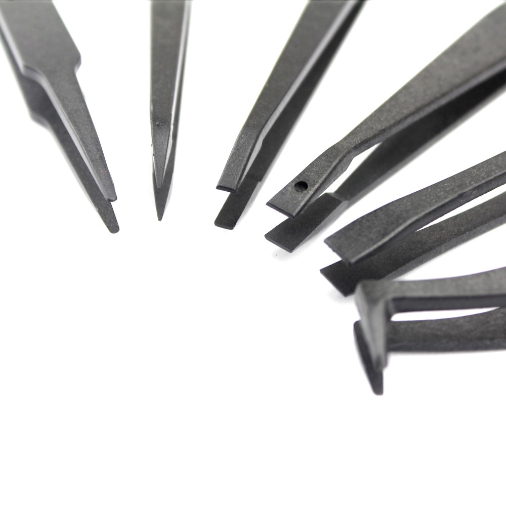 JF-S6 Professional 6-in-1 Anti-static Tweezers Set Repair Tools-10