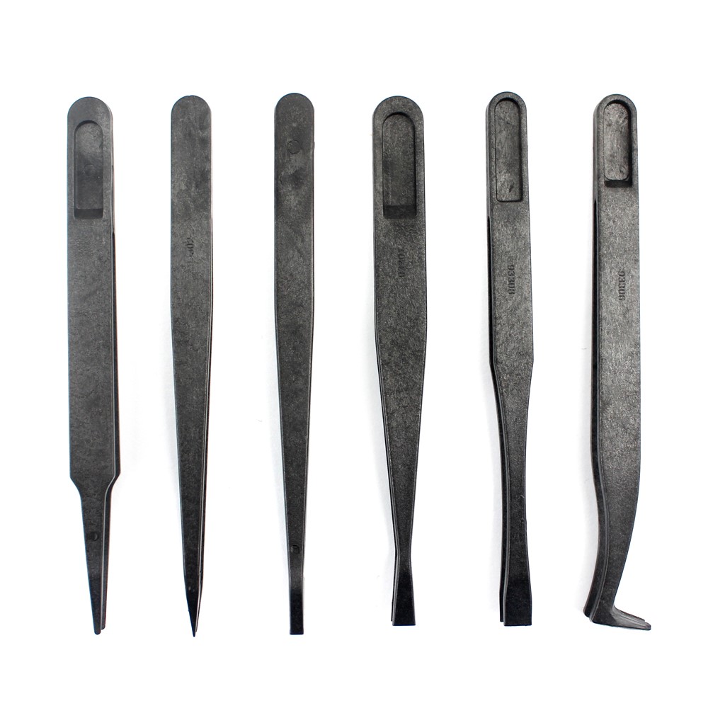 JF-S6 Professional 6-in-1 Anti-static Tweezers Set Repair Tools-2