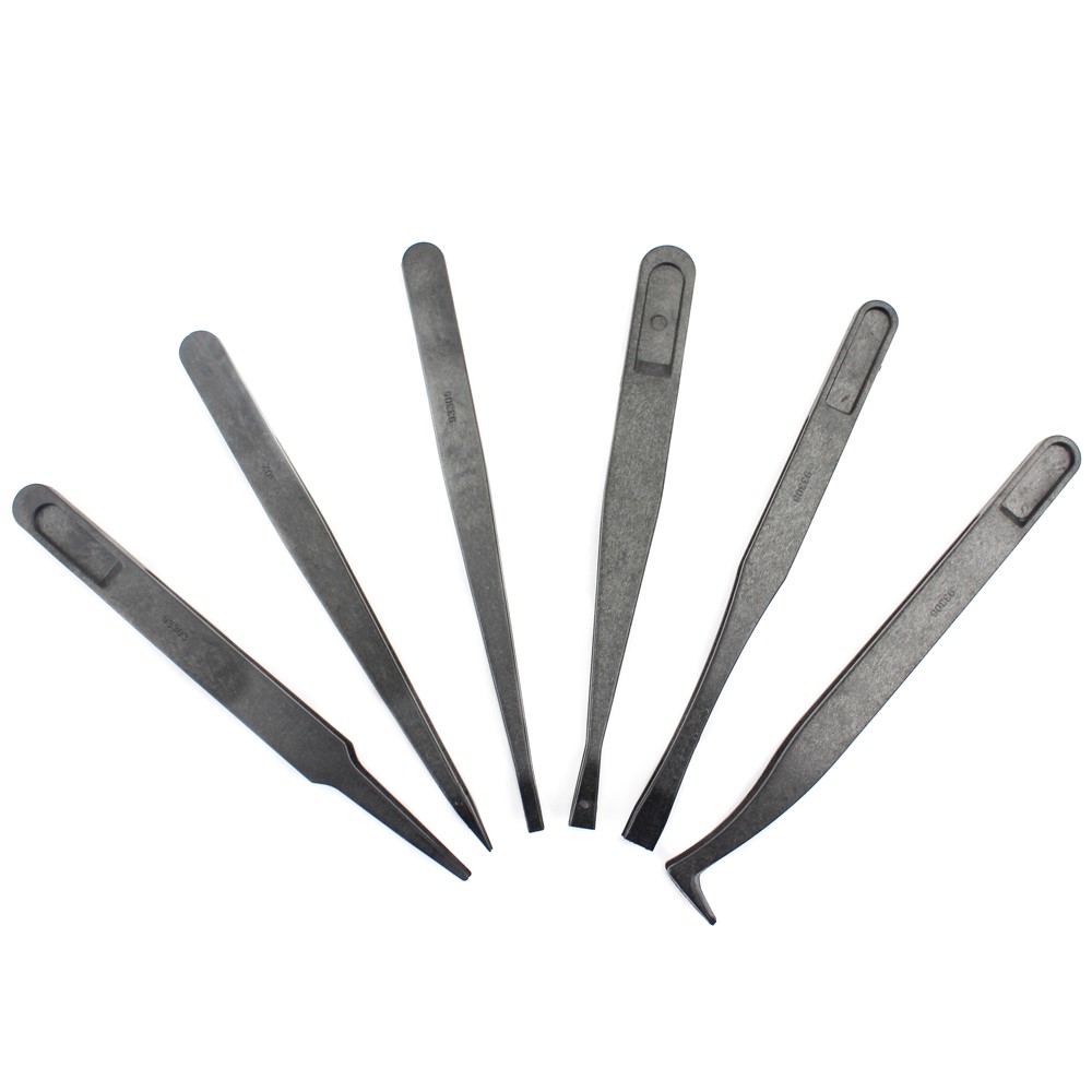 JF-S6 Professional 6-in-1 Anti-static Tweezers Set Repair Tools-9