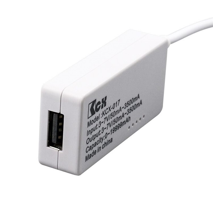 KCX-017 USB Power Meter Voltage Current Detector Power Tester - White-9